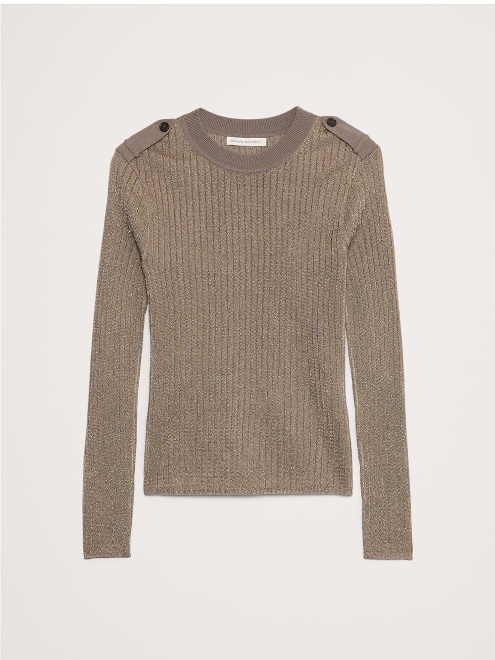 NWT Banana Republic shoulder epaulet sweater